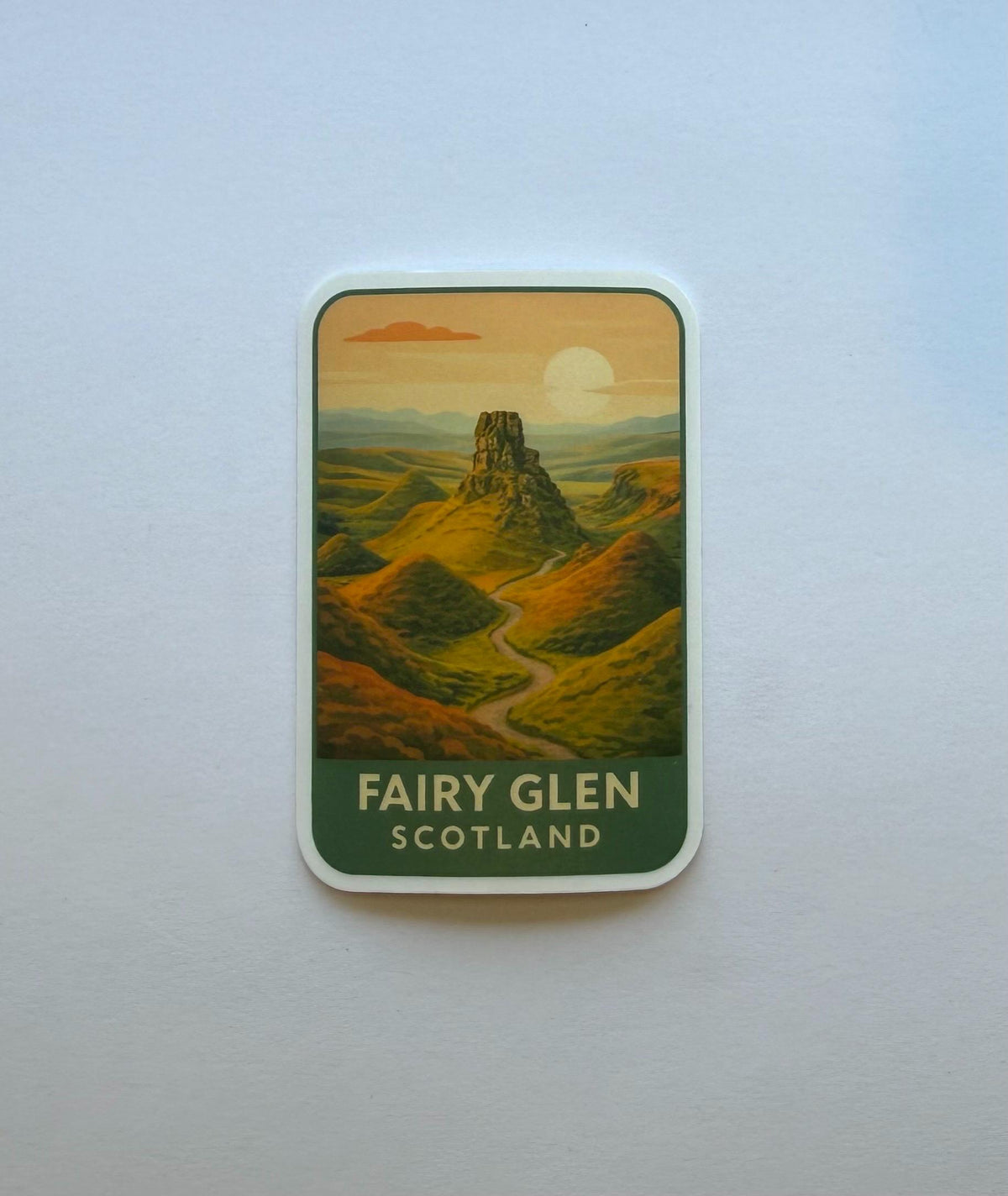 Fairy Glen, Isle of Skye Scotland Travel Sticker