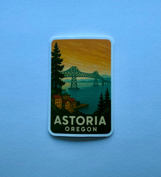 Astoria Oregon Travel Sticker