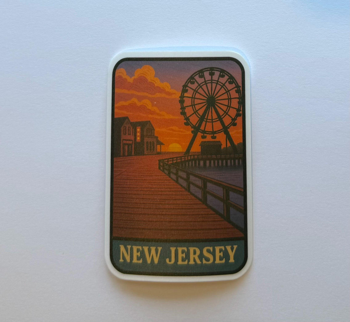 State of New Jersey Travel Sticker