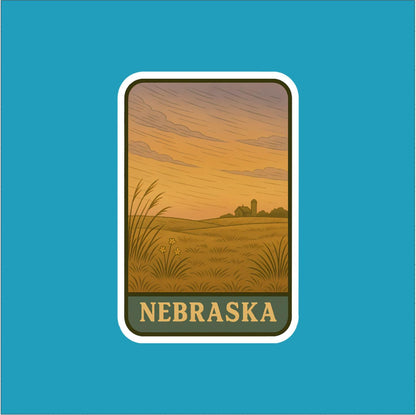 State of Nebraska Travel Sticker