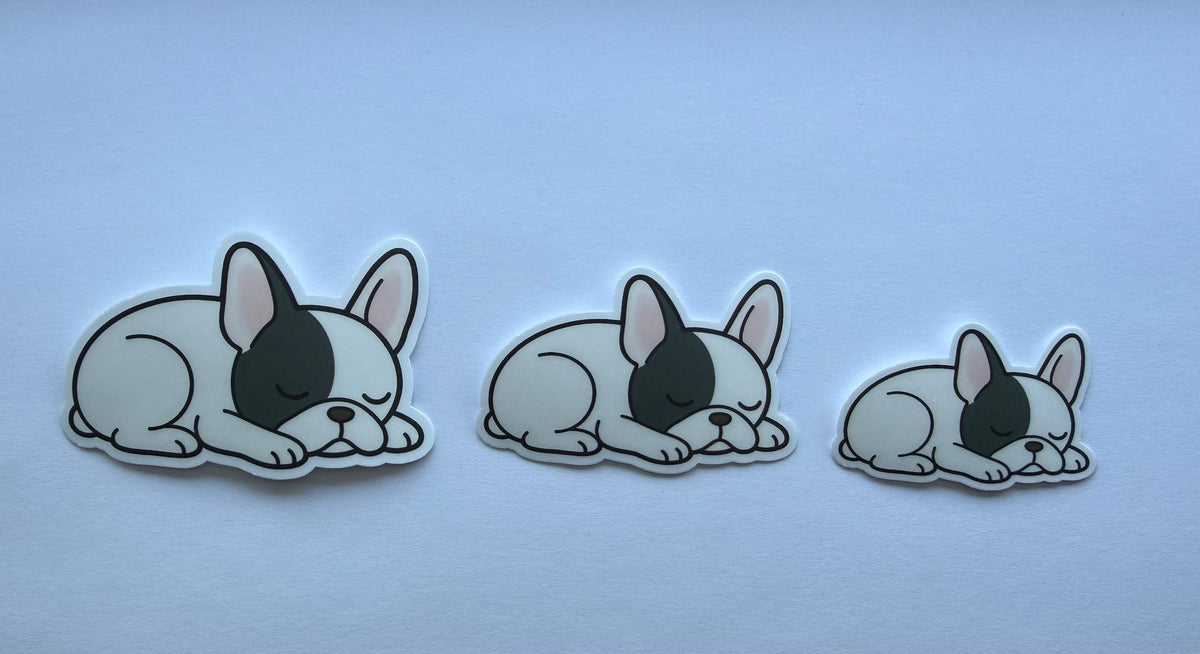 French Bulldog Sleeping Sticker