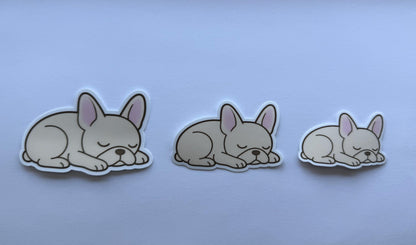 French Bulldog Sleeping Sticker
