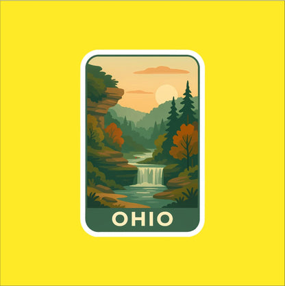 State of Ohio Travel Sticker