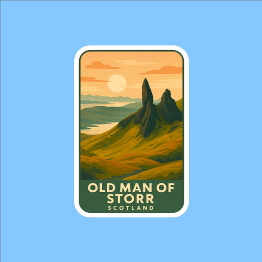 Old Man of Storr, Isle of Skye Scotland Travel Sticker