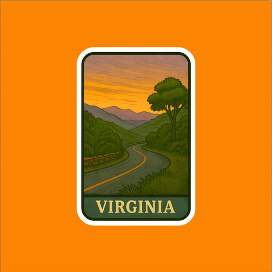 State of Virginia Travel Sticker