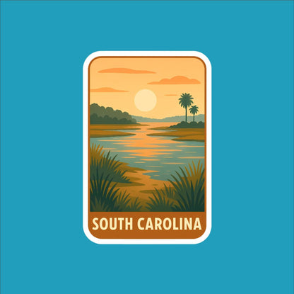 State of South Carolina Travel Sticker