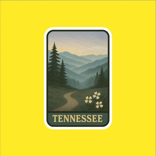 State of Tennessee Travel Sticker