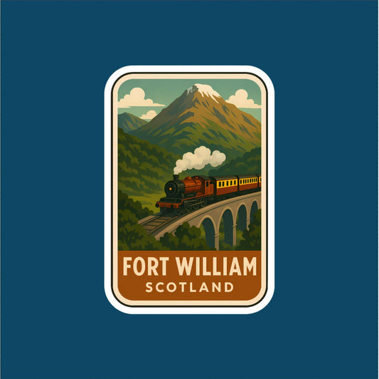 Fort William Scotland Travel Sticker