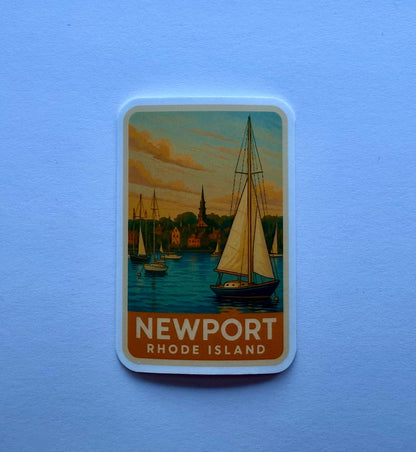 Newport Rhode Island Travel Sticker