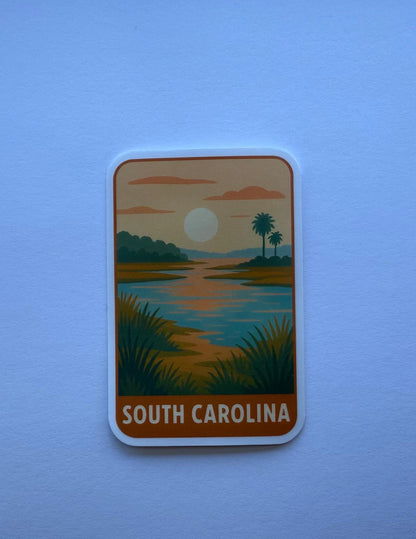 State of South Carolina Travel Sticker