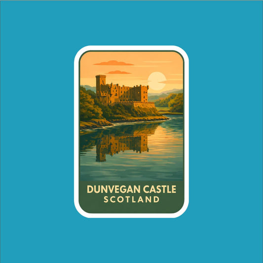 Dunvegan Castle, Isle of Skye Scotland Travel Sticker