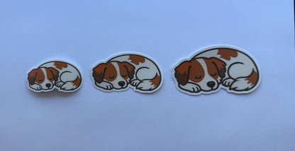 Kooikerhondje Sleeping Sticker