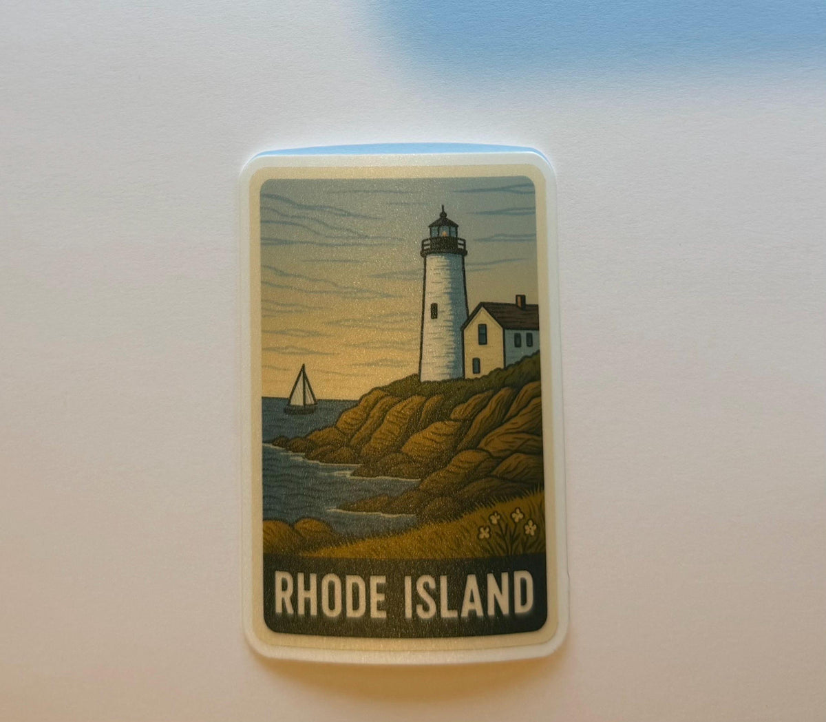 State of Rhode Island Travel Sticker