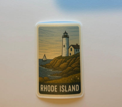 State of Rhode Island Travel Sticker