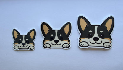 Corgi Peeking Sticker