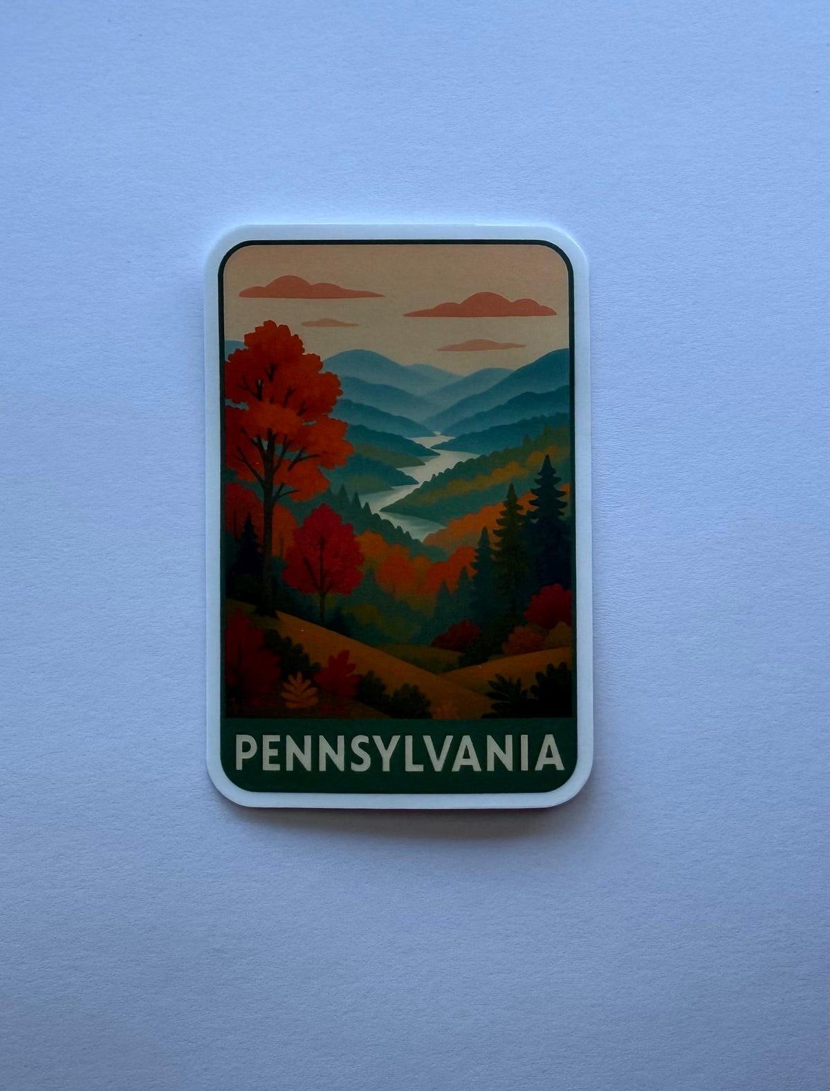 State of Pennsylvania Travel Sticker