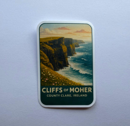 Cliffs of Moher, Ireland Travel Sticker