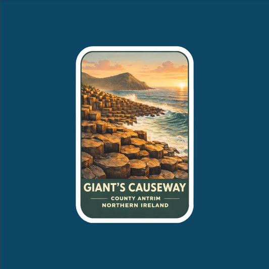 Giants Causeway, Northern Ireland Travel Sticker