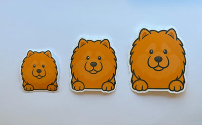 Chow Chow Peeking Sticker