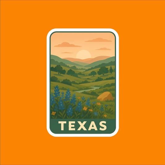 State of Texas Travel Sticker