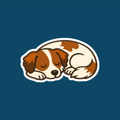 Kooikerhondje Sleeping Sticker