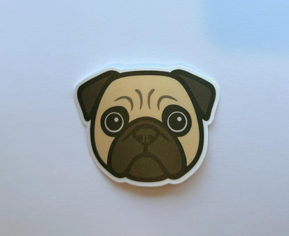 Pug Face Sticker