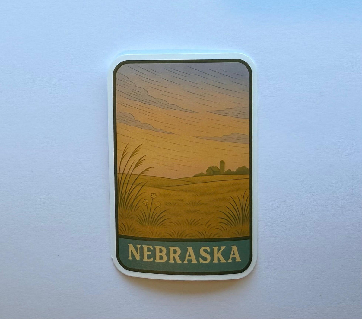 State of Nebraska Travel Sticker
