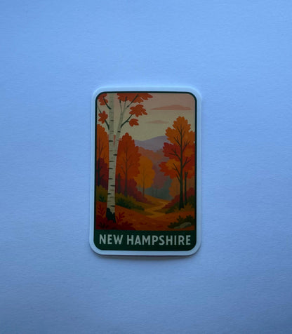 State of New Hampshire Travel Sticker
