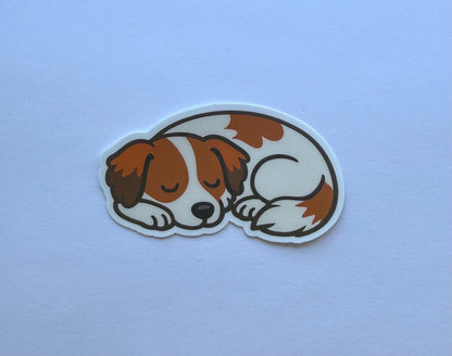 Kooikerhondje Sleeping Sticker