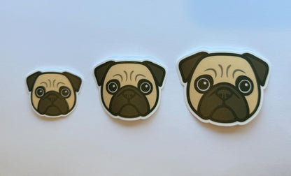 Pug Face Sticker