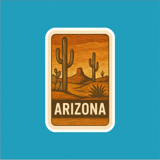 State of Arizona Travel Sticker