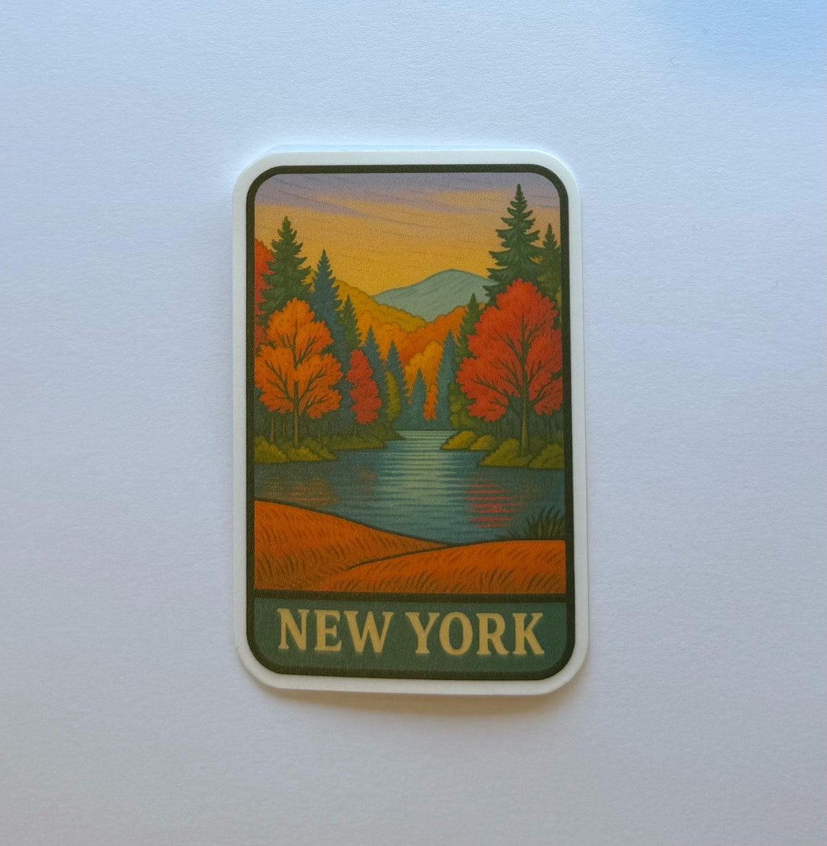 State of New York Travel Sticker