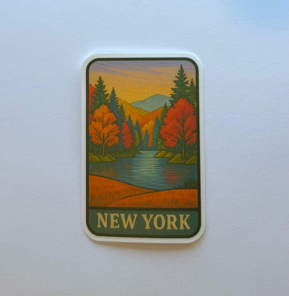 State of New York Travel Sticker