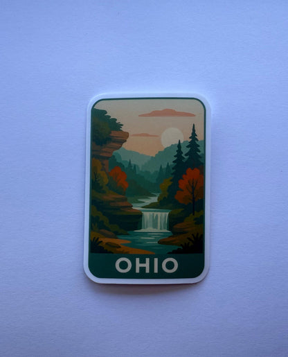State of Ohio Travel Sticker